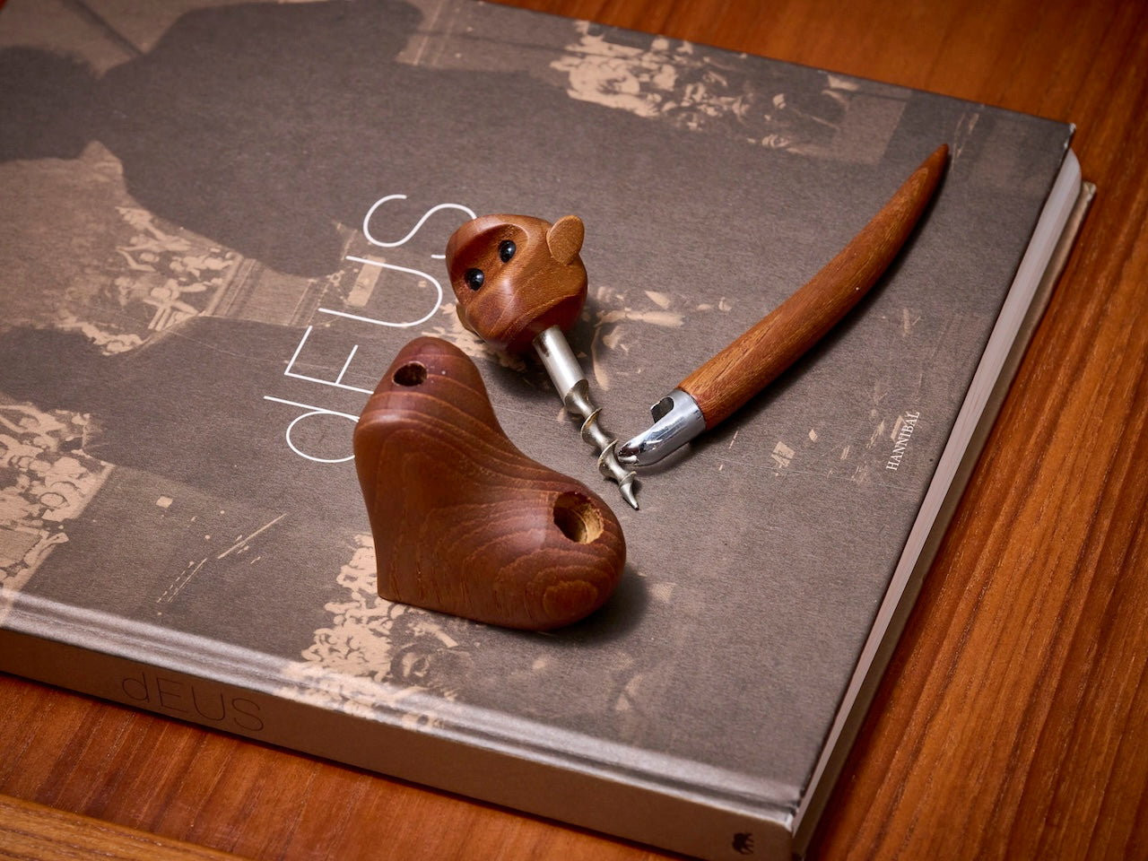 Bar accessoire
Aapje
Vintage
Flesopener en kurkentrekker