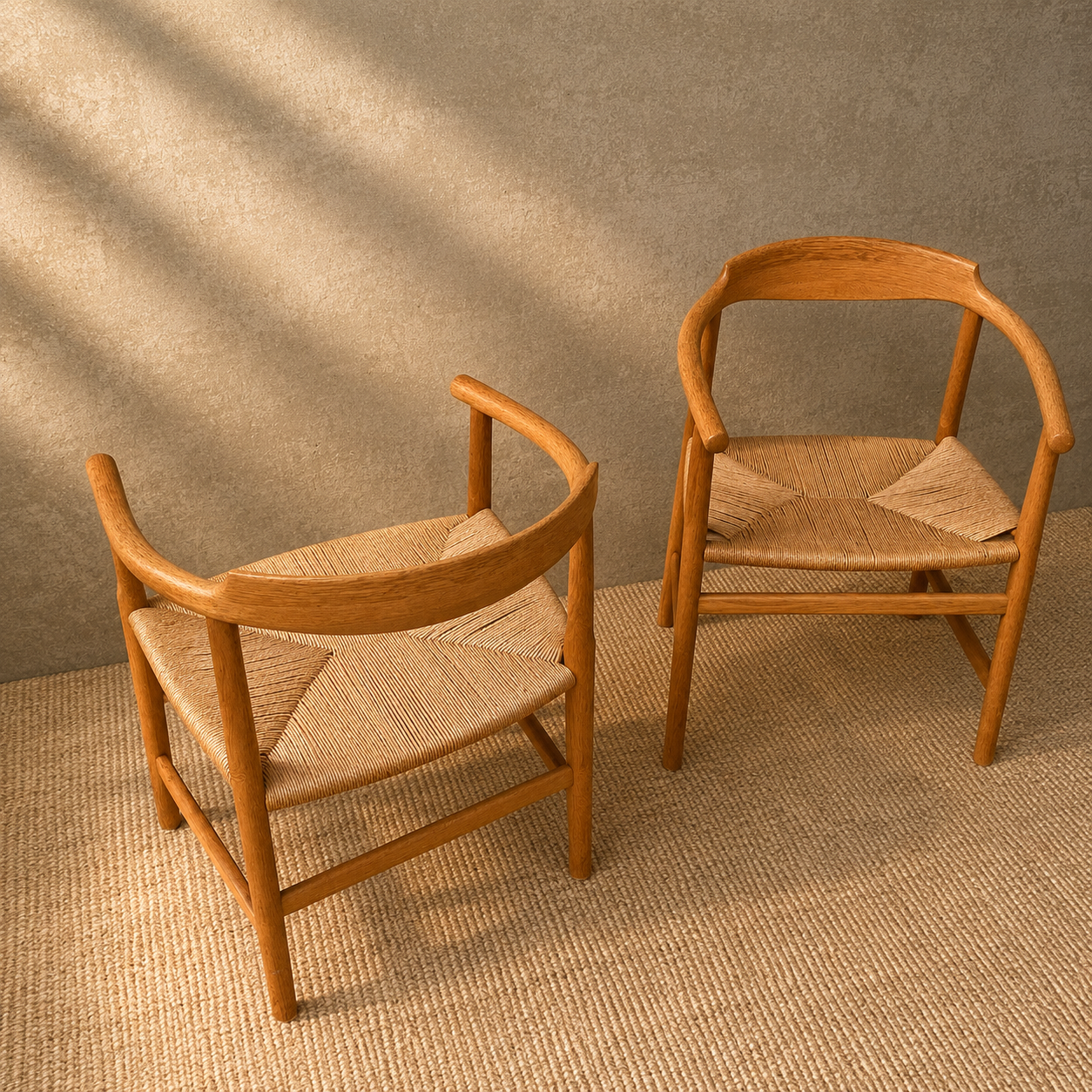 Deens Vintage  Hans J. Wegner Stoelen
