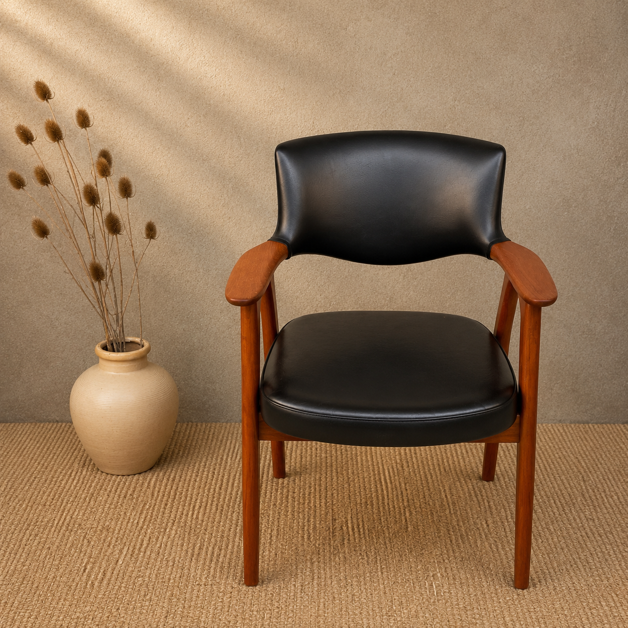 Vintage Mid Century armchair designed by Erik Kirkegaard