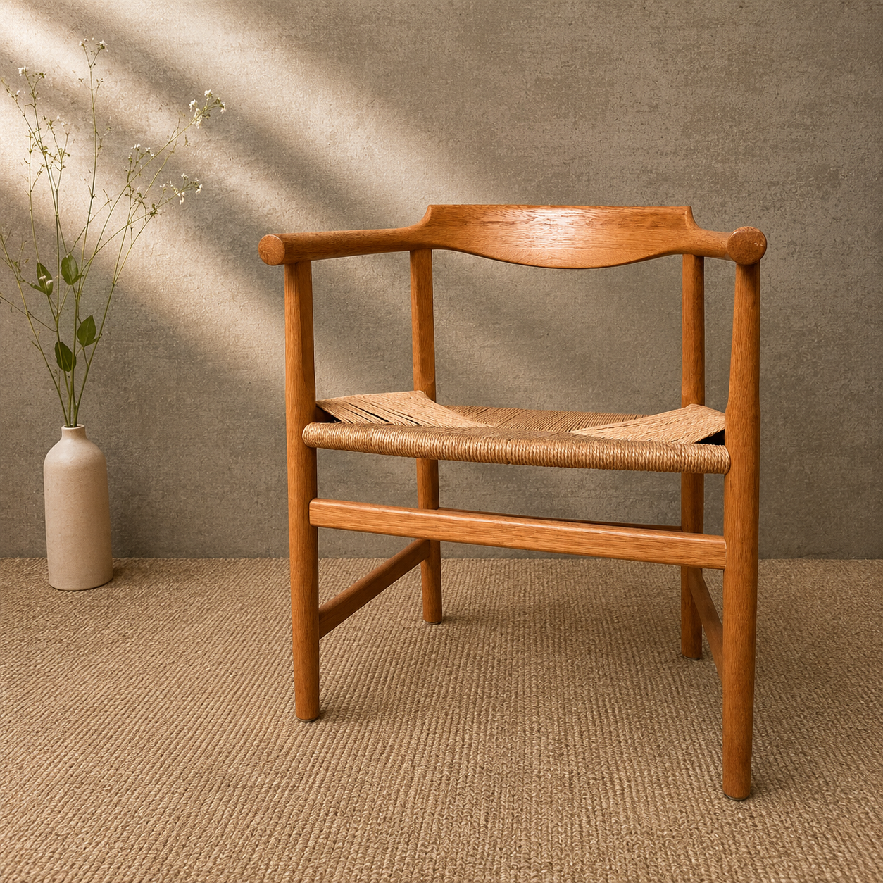 Deens Vintage  Hans J. Wegner Stoelen
