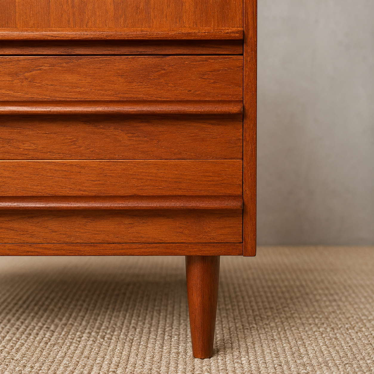 Deens vintage mid-century kastje