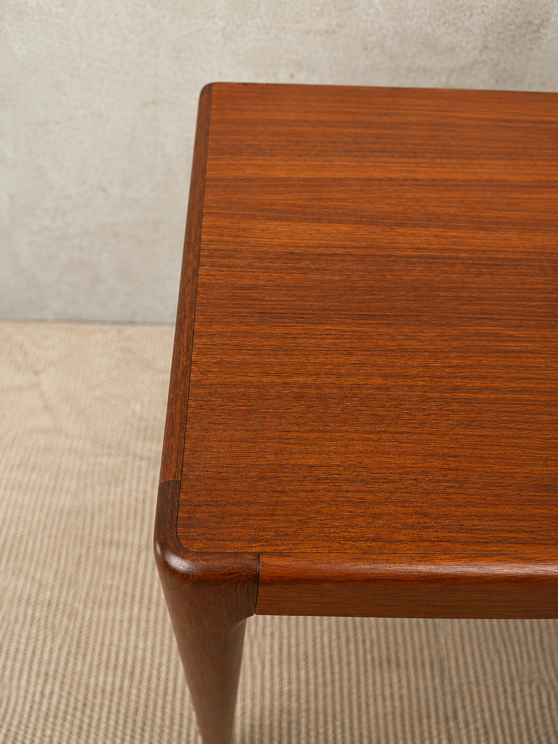 Danish vintage mid-century coffee table/side table in warm teak wood