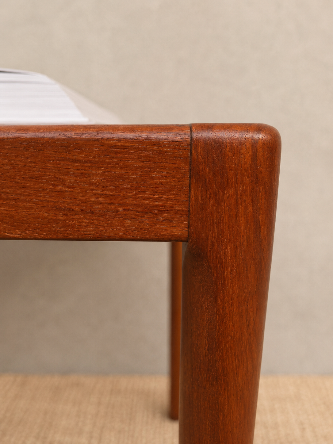 Danish vintage mid-century coffee table/side table in warm teak wood