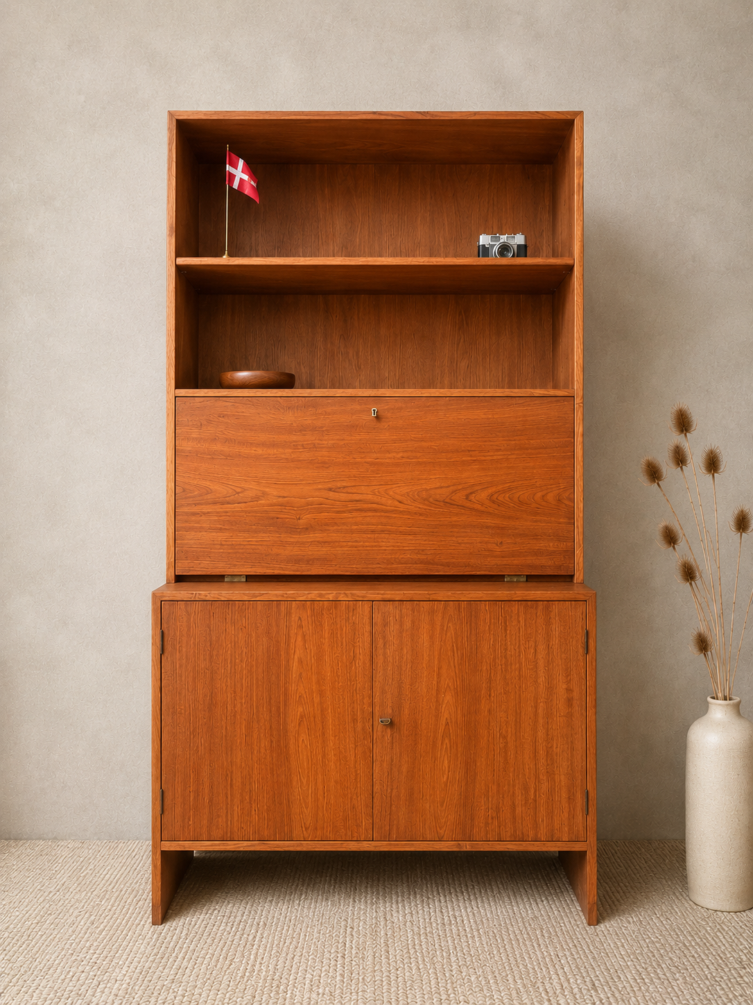 Deens vintage mid-century book case HANS J Wegner RY 16. 1955