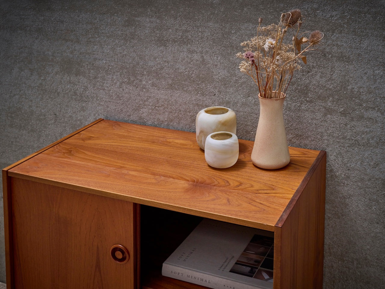 Danish vintage mid-century drawer/record cabinet